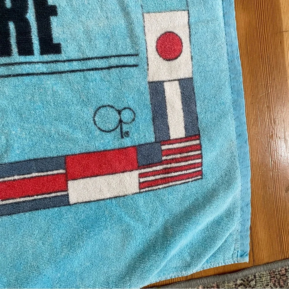 Vintage OP Ocean Pacific Oversized Beach Towel World Surfing